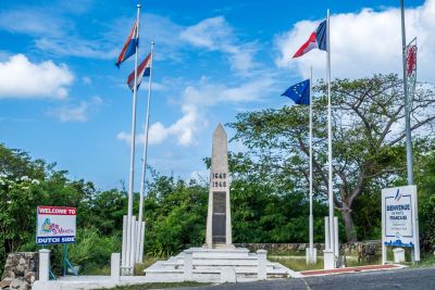 St Maarten Border Monument