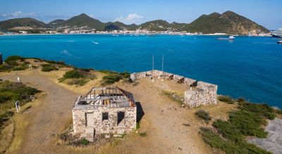 Fort Amsterdam overlooking Philipsburg