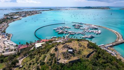 Fort Louis and the marina