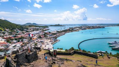 View of Fort Louis and Marigot